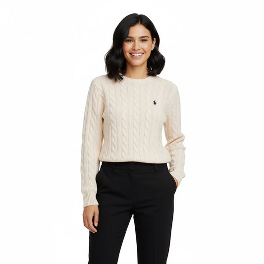 Ralph Lauren Cable-Knit Jumper - Cream