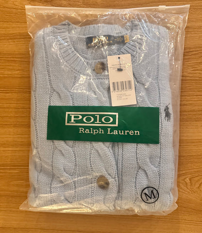 Ralph Lauren Cardigan • Size M • Light Blue