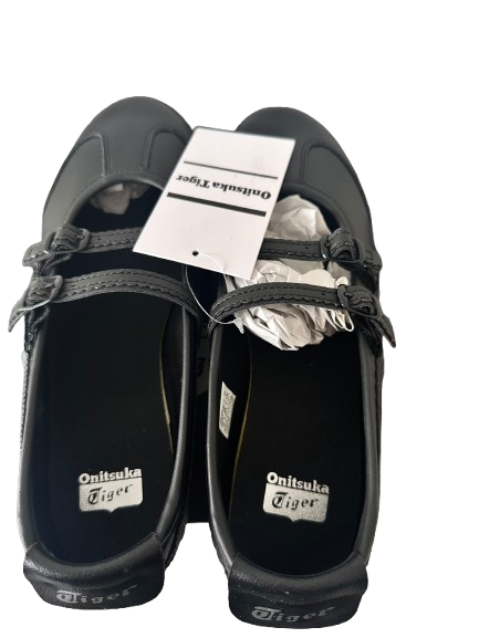 Onitsuka Tiger MEXICO 66 TGRS Mary Jane Ballet Flats - UK Size 5 EU 38 - Black