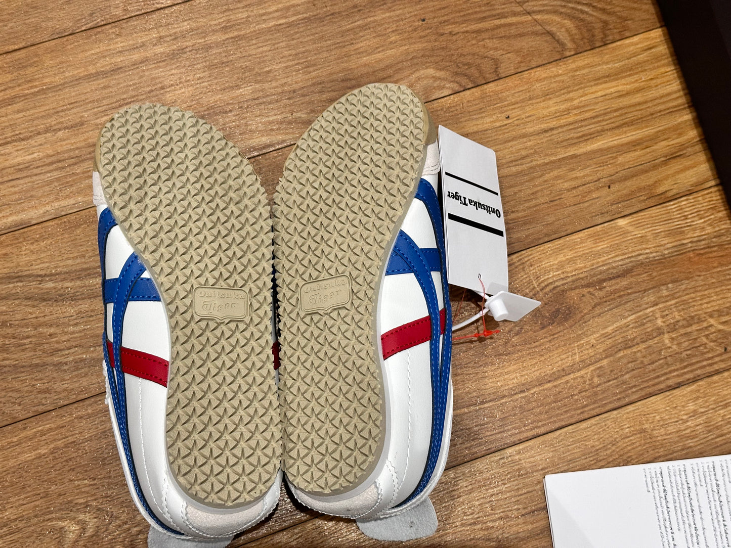 Onitsuka Tiger Mexico 66 • Size 4 or 5.5 • Blue x Red Stripes