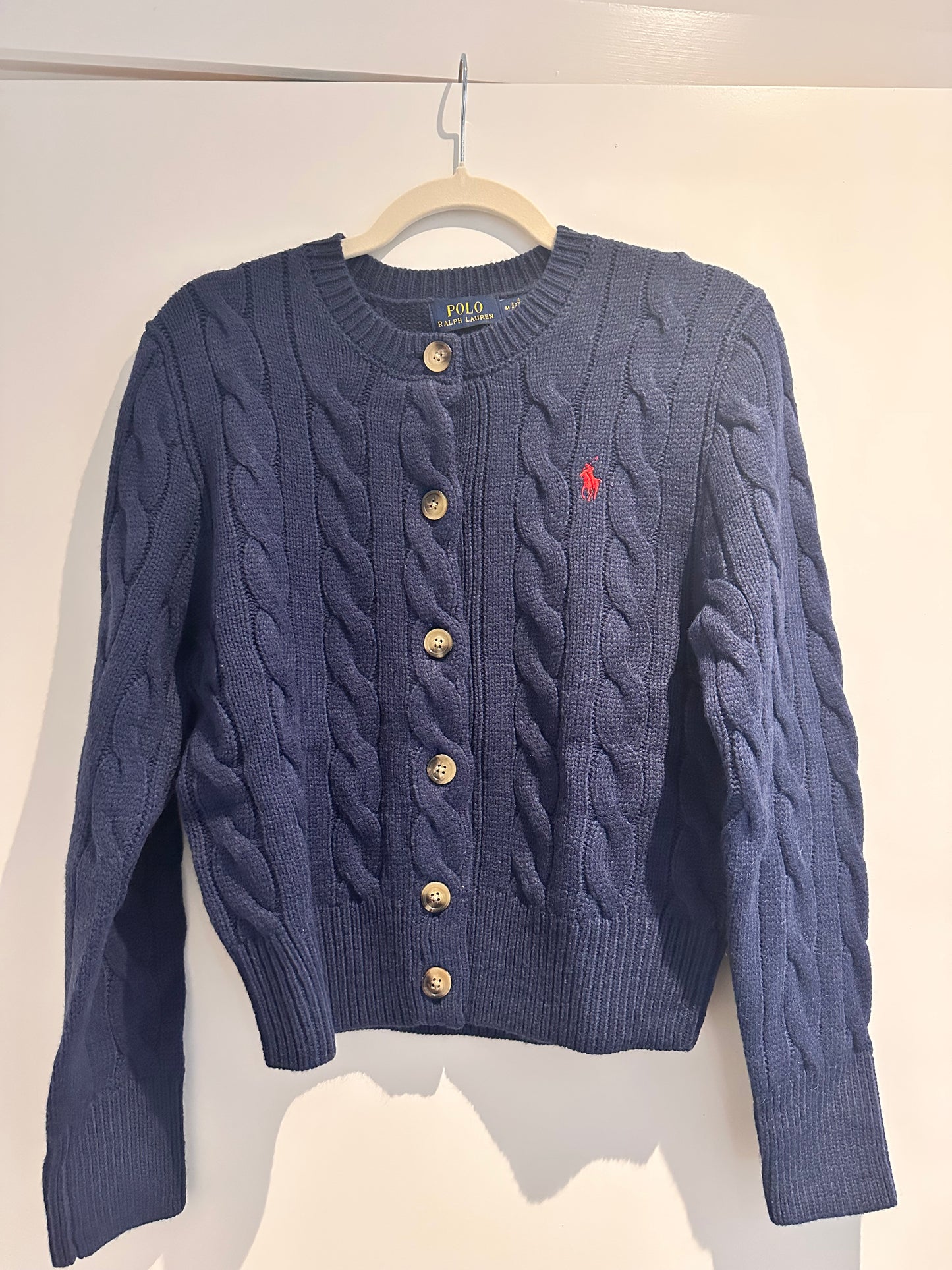 Ralph Lauren Cardigan • Size M • Navy