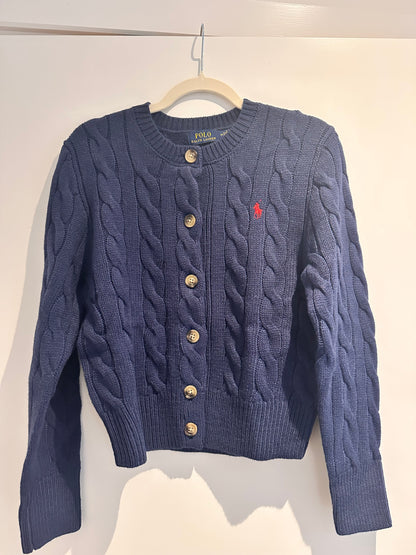 Ralph Lauren Cardigan • Size M • Navy