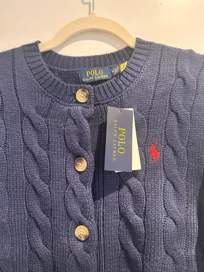 Ralph Lauren Cardigan • Size M • Navy
