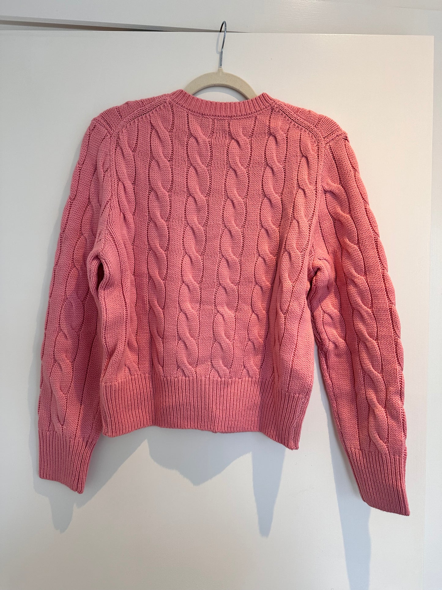 Ralph Lauren Cardigan • Size M • Pink