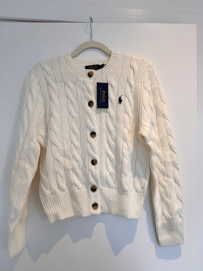 Ralph Lauren Cardigan • Size M • White
