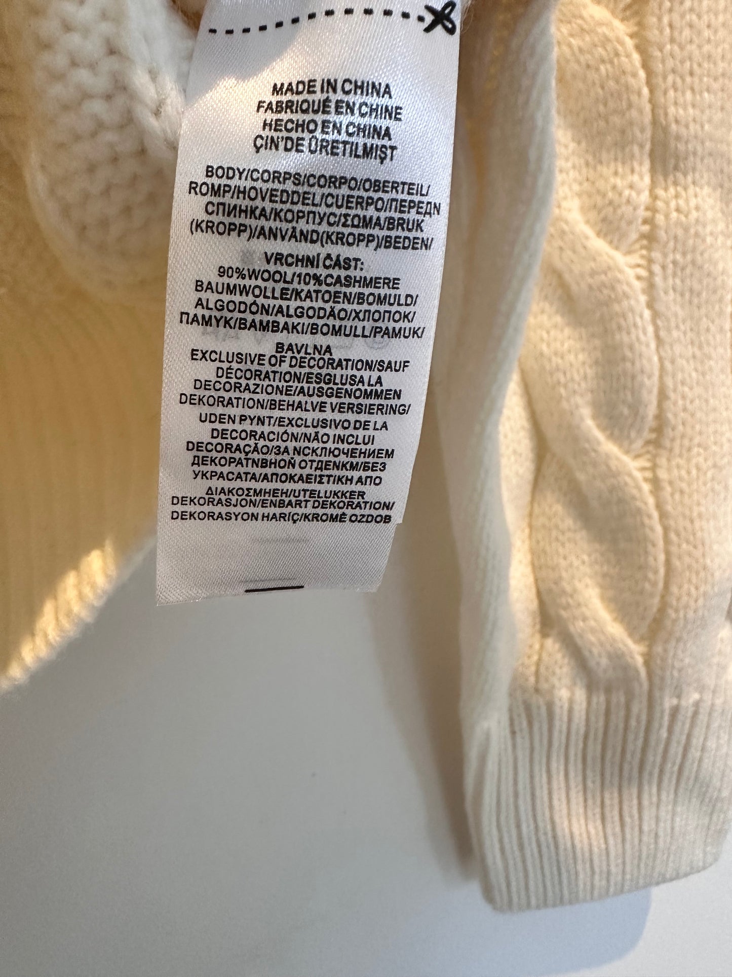 Ralph Lauren Cardigan • Size M • White