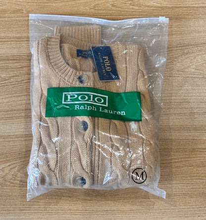 Ralph Lauren Cardigan • Size M • Brown